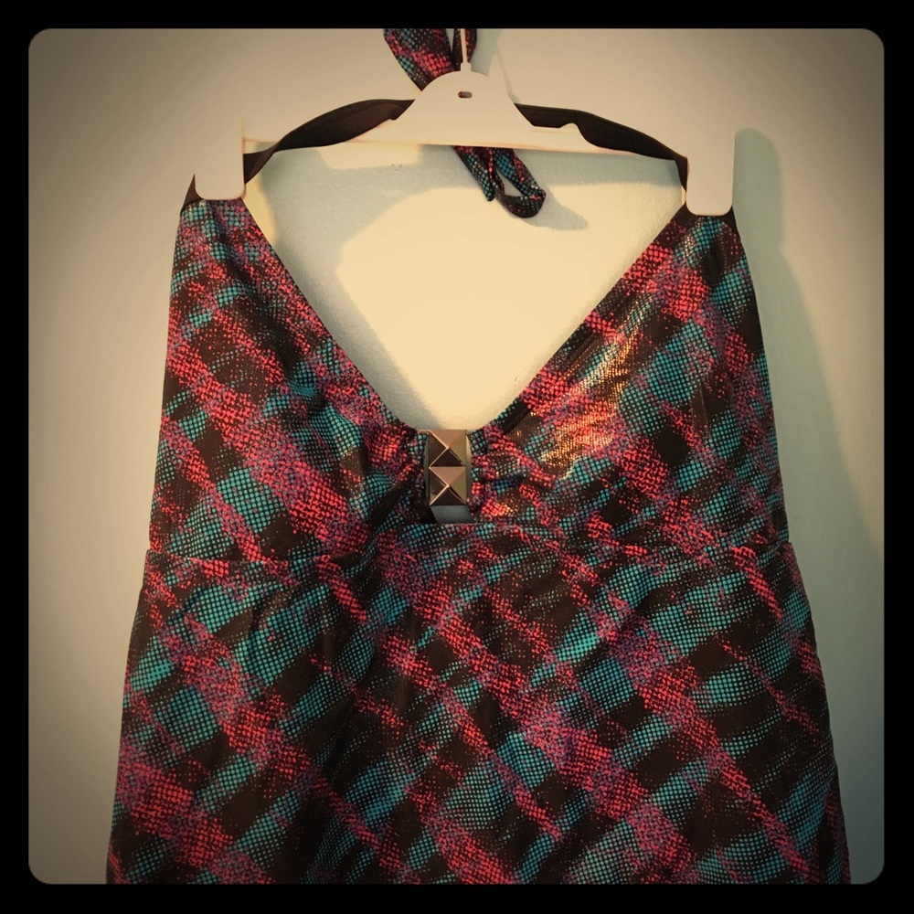 Halter swim suit top